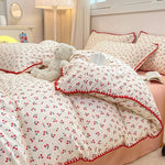 Floral Accent Duvet Cover Set – Perfect for any bedroom