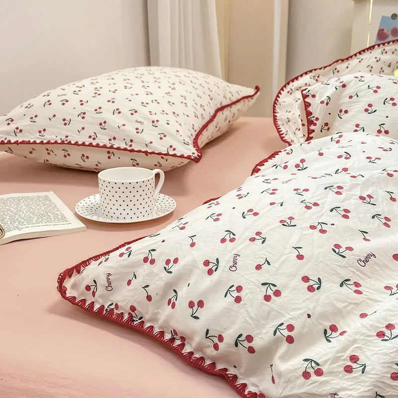 Floral Accent Duvet Cover Set – Perfect for any bedroom