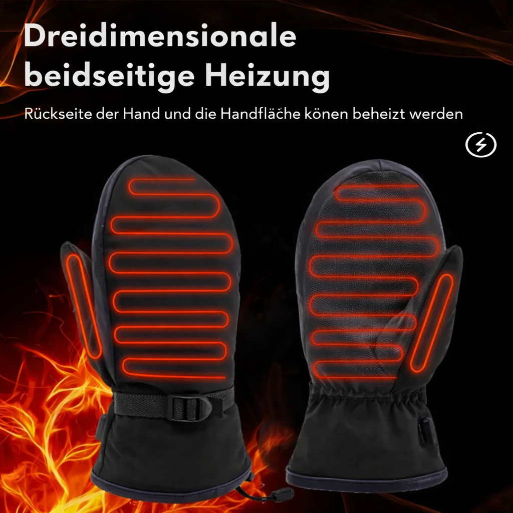 Wärmende Handschuhe | Doppelte Wärme | Wasserfest | USB Aufladbar | FrostGuard