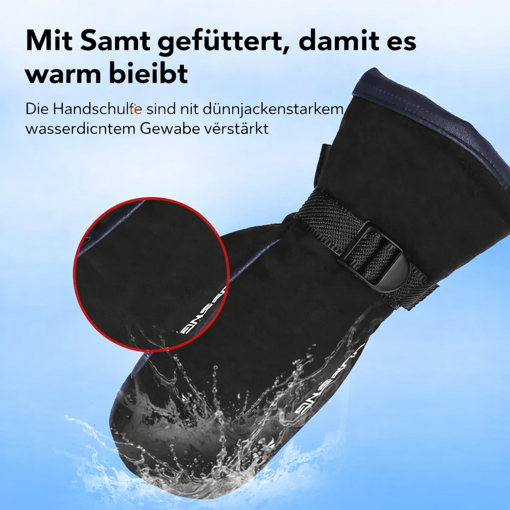 Wärmende Handschuhe | Doppelte Wärme | Wasserfest | USB Aufladbar | FrostGuard