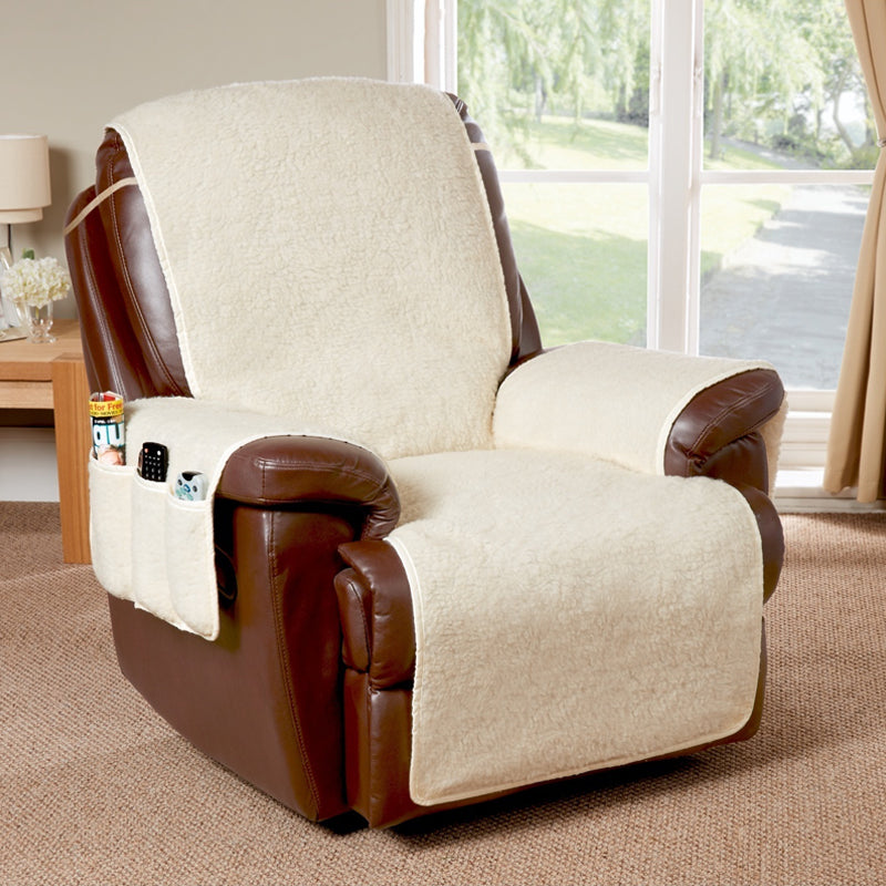 Comfortable Cover for Recliner with 6 Practical Pockets
