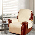 Comfortable Cover for Recliner with 6 Practical Pockets