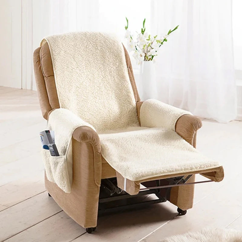 Comfortable Cover for Recliner with 6 Practical Pockets
