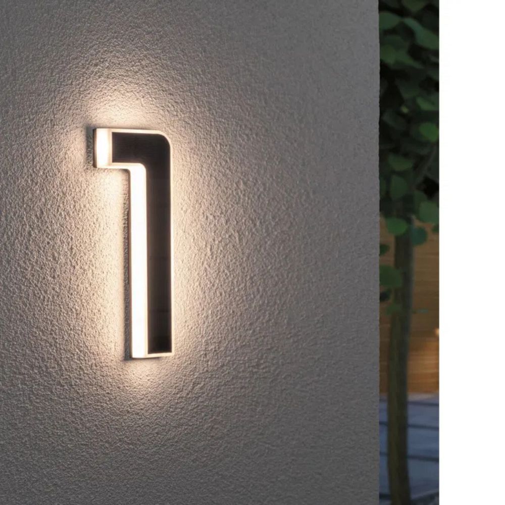 Helle LED-Hausnummer – Sichtbarkeit rund um die Uhr