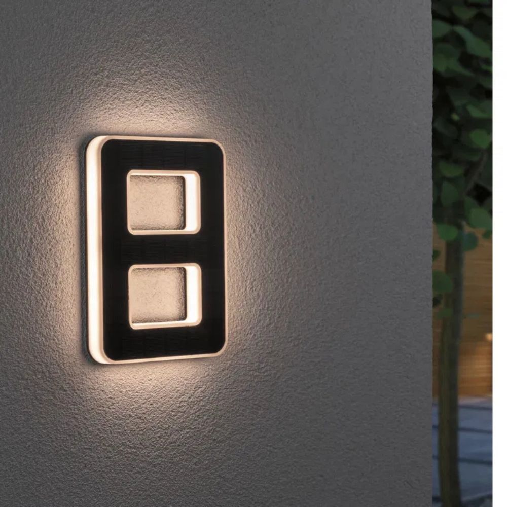 Helle LED-Hausnummer – Sichtbarkeit rund um die Uhr