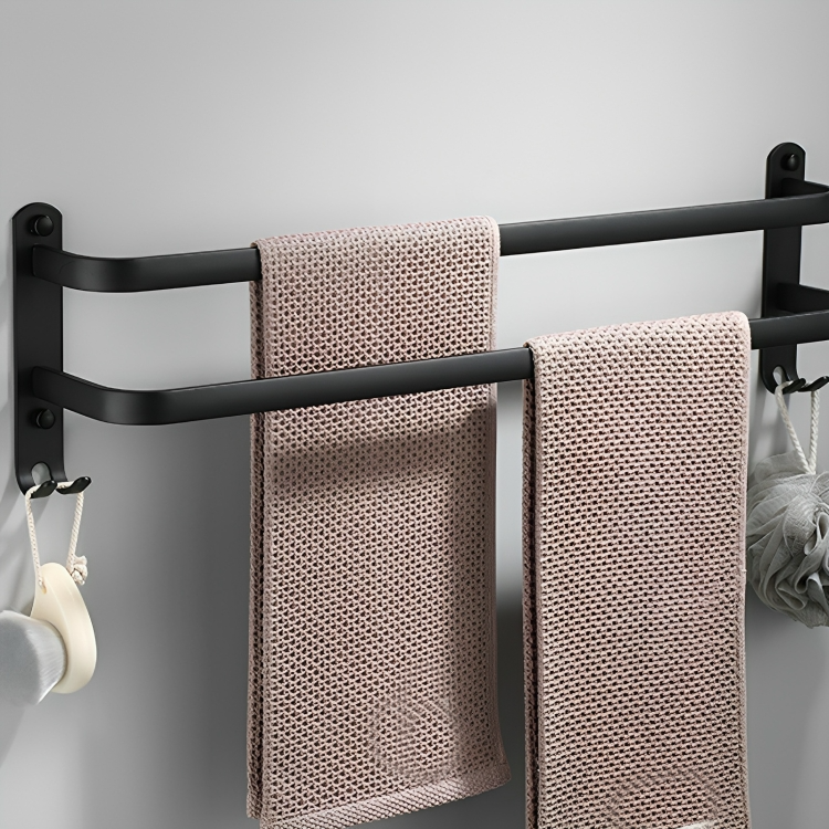 Wandhandtuchhalter ohne Bohren – 2 oder 3 Ablagen