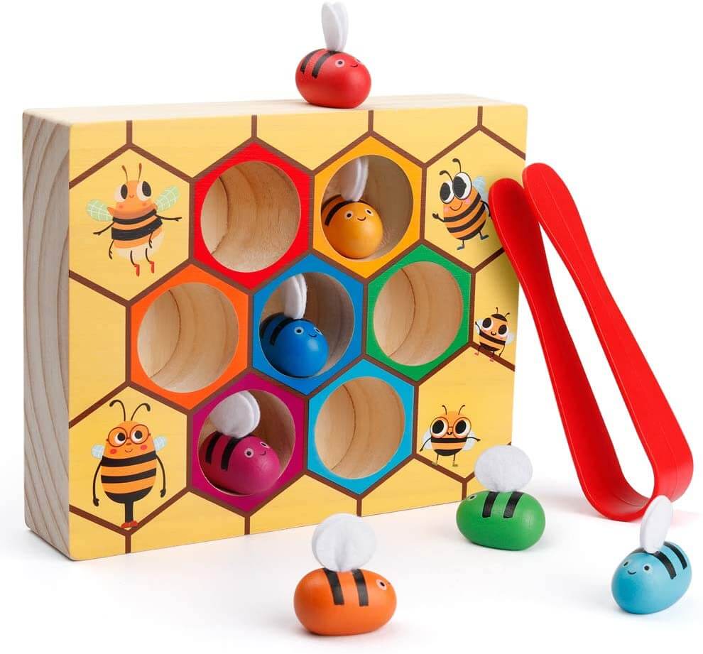 Beliebtes Spielzeug: Holzsortierspiel für Kinder