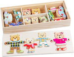 Kreatives Spielzeug: Montessori Bär Verkleidungsspiel