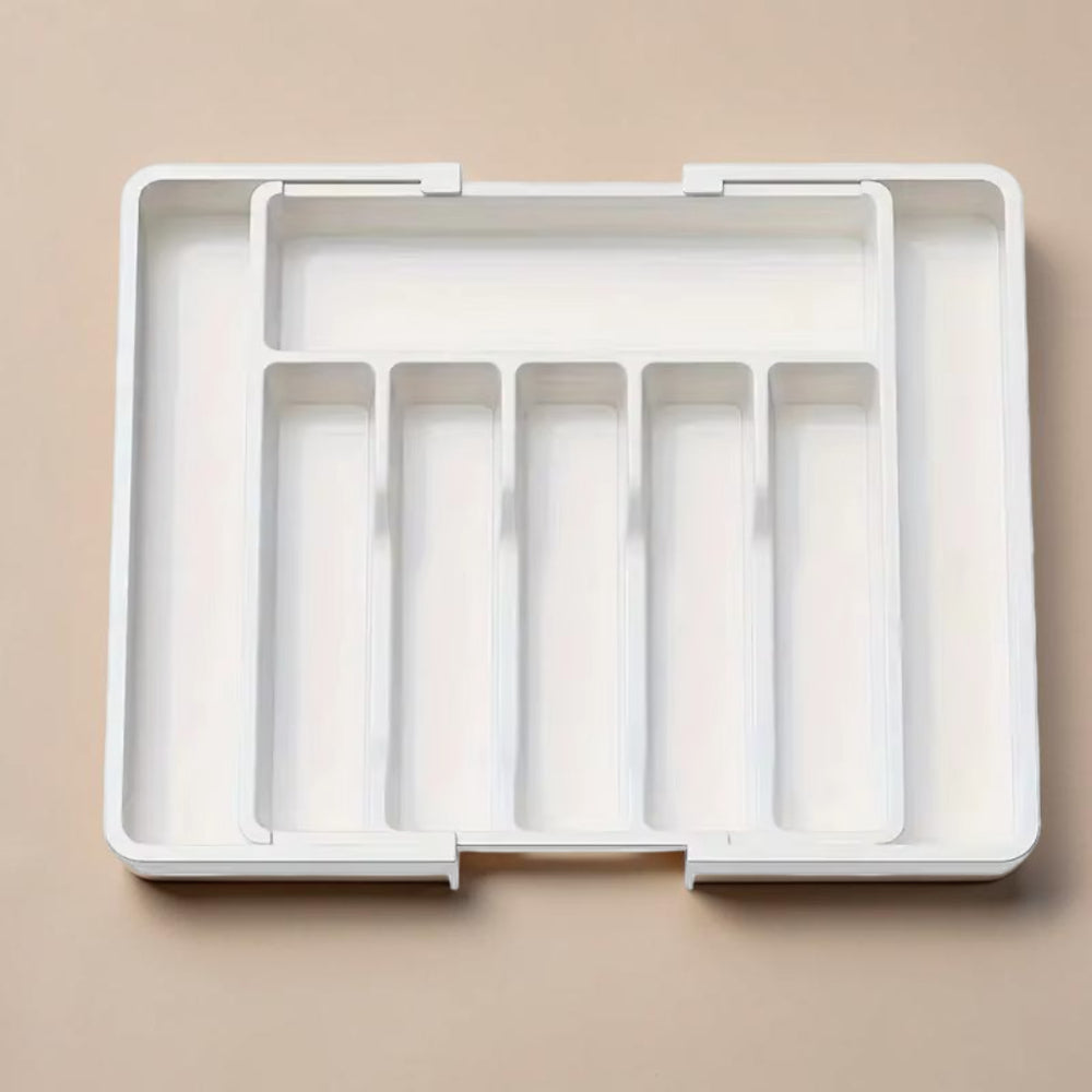 Verstellbarer Besteckorganizer für die Küche