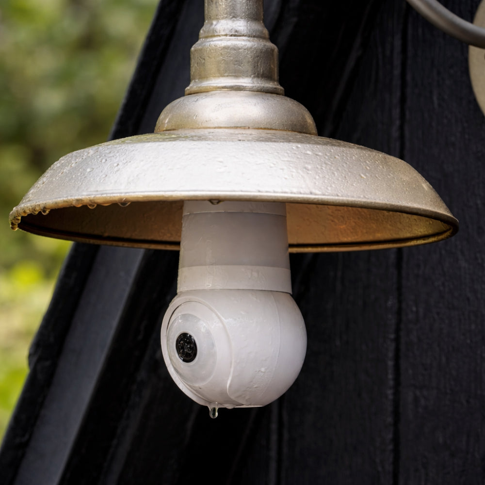 Smart Home Kamera mit 360 Grad Sicht und WLAN-Anbindung