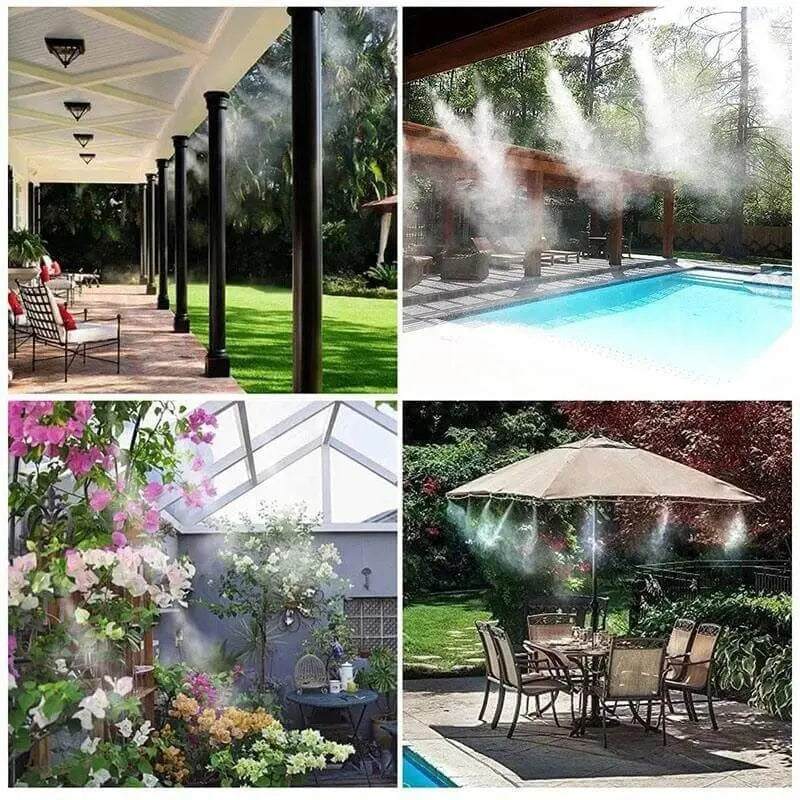 Automatisches Sprühsystem für gleichmäßige Pflanzenbewässerung