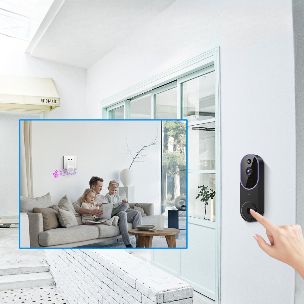 Intelligente Video-Türklingel mit Bewegungsmelder und WLAN