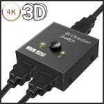 Flexible HDMI Switch Splitter for 4K Videos