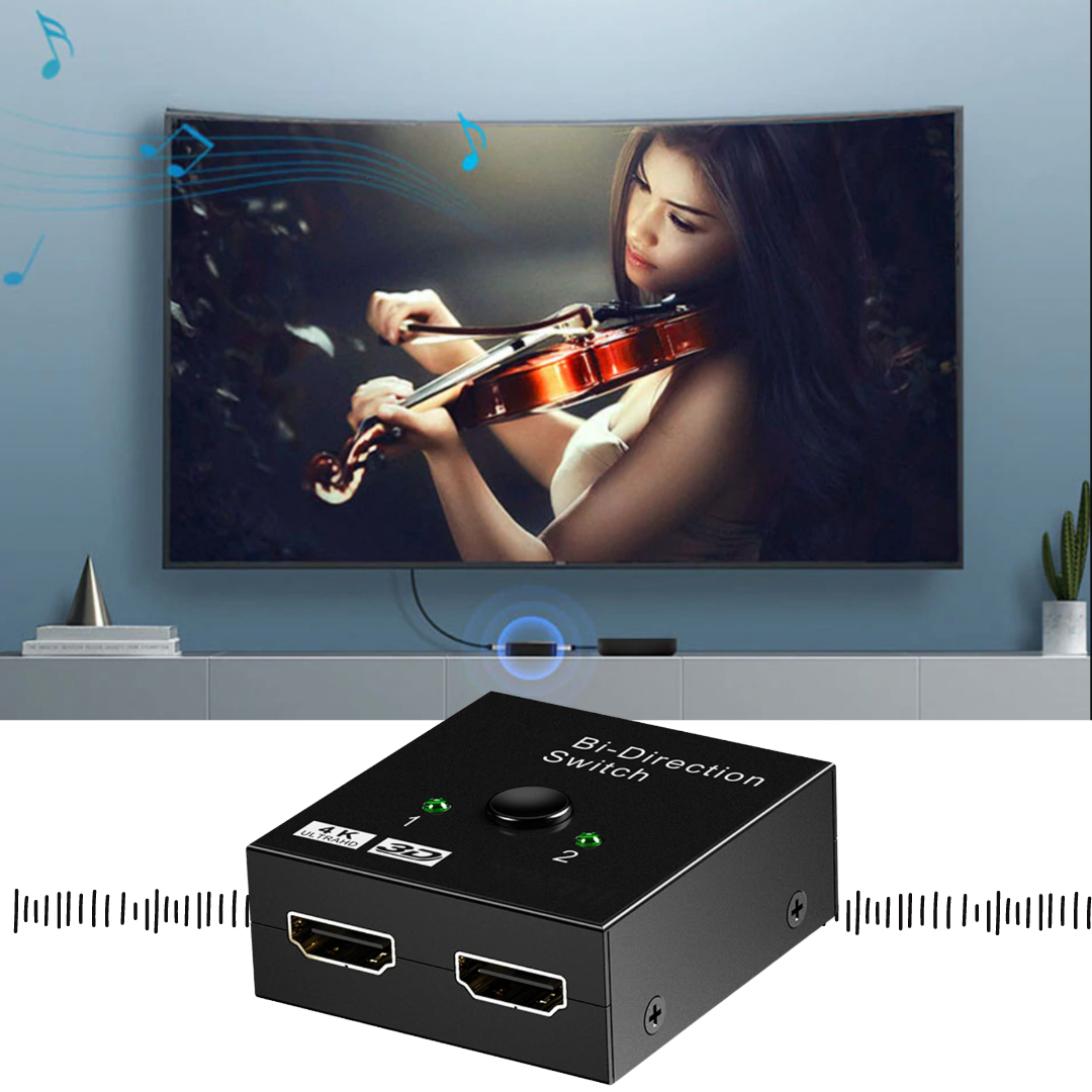 Flexible HDMI Switch Splitter for 4K Videos