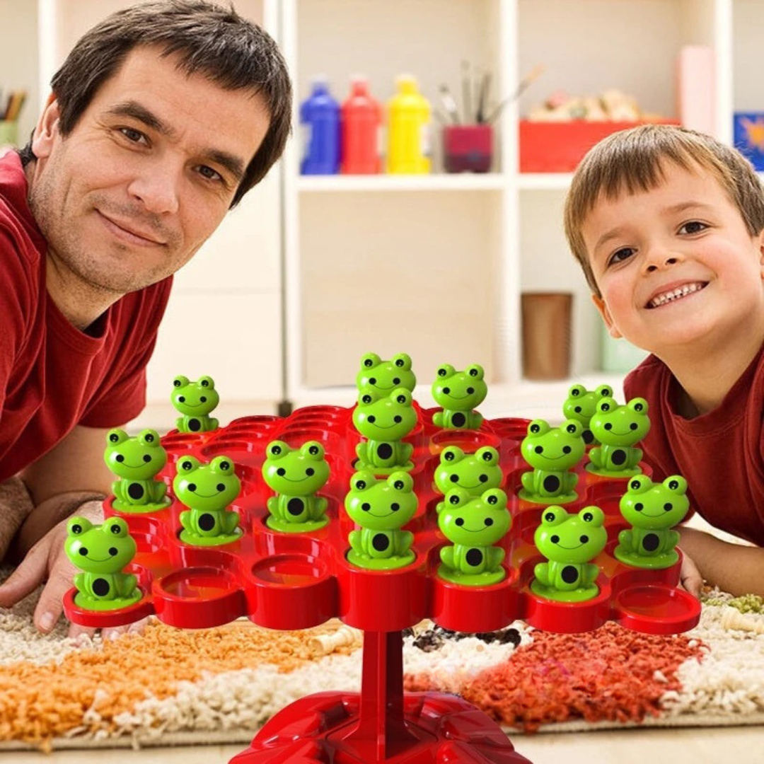 Balancierspiel mit Froschmotiv – Geschicklichkeitsspiel für Kinder