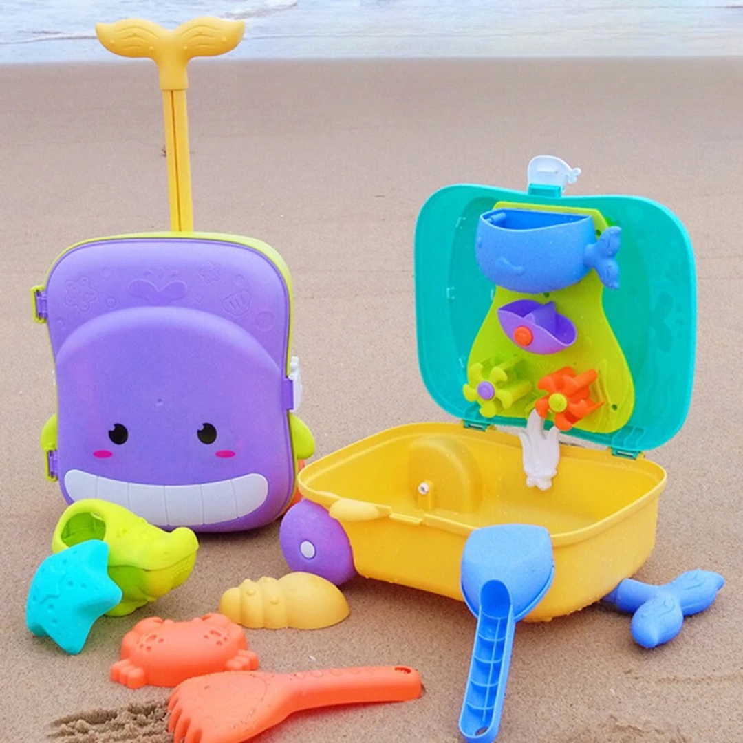 Strandspielzeug Set für Kinder - Alles in einem Sandtrolley