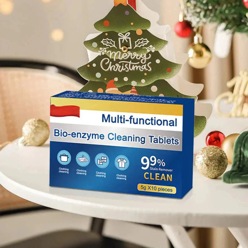 Bio-Enzymreiniger-Tabletten | Beseitigt Flecken, Fett und Gerüche