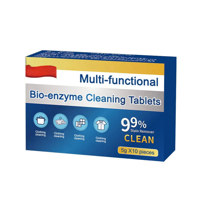 Bio-Enzymreiniger-Tabletten | Beseitigt Flecken, Fett und Gerüche