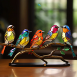 Magische Vögel aus Buntglas für Ihr Zuhause