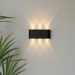Moderne LED Wandleuchte aus Aluminium für Innen und Außen