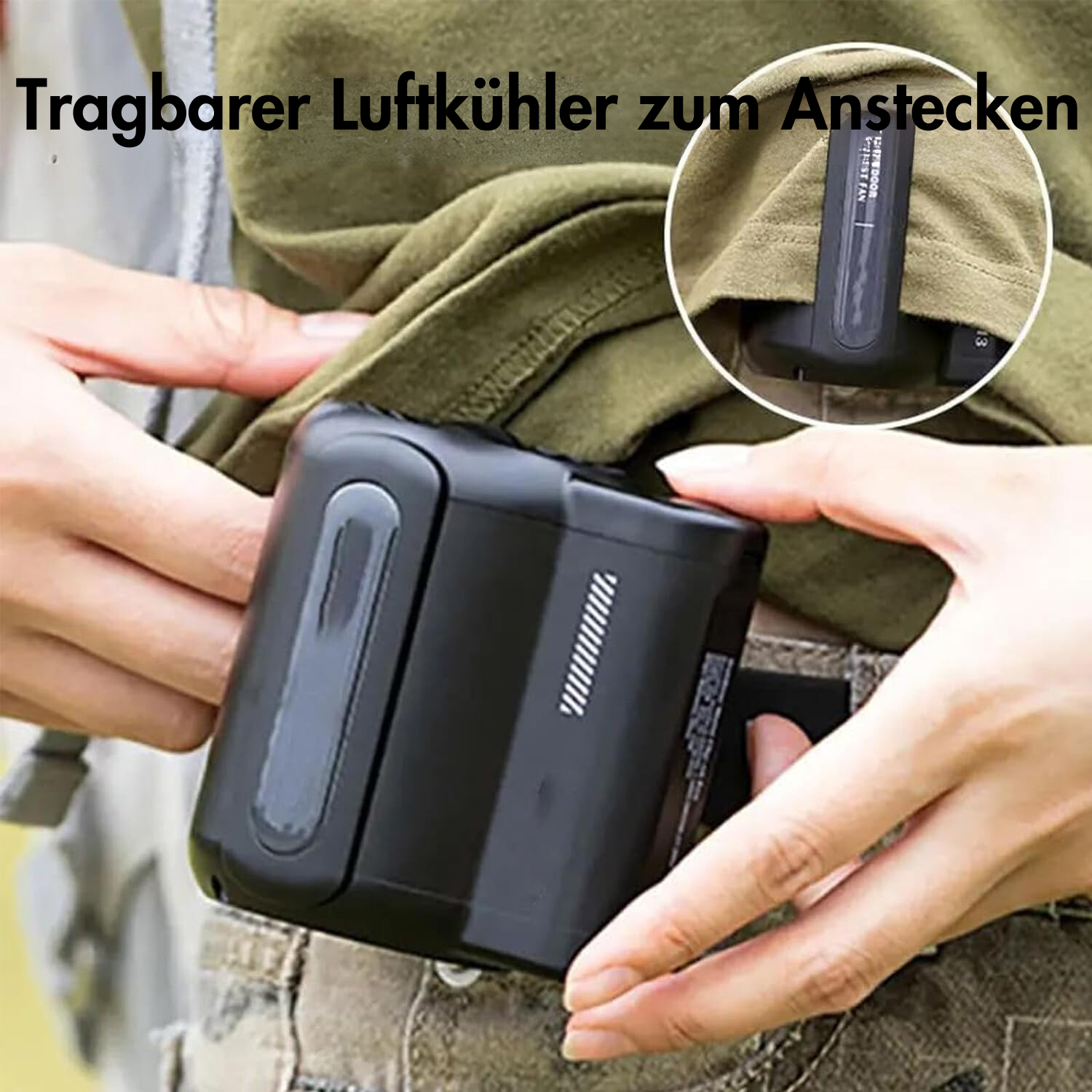 Luftiger Tragbarer Ventilator für die Taille