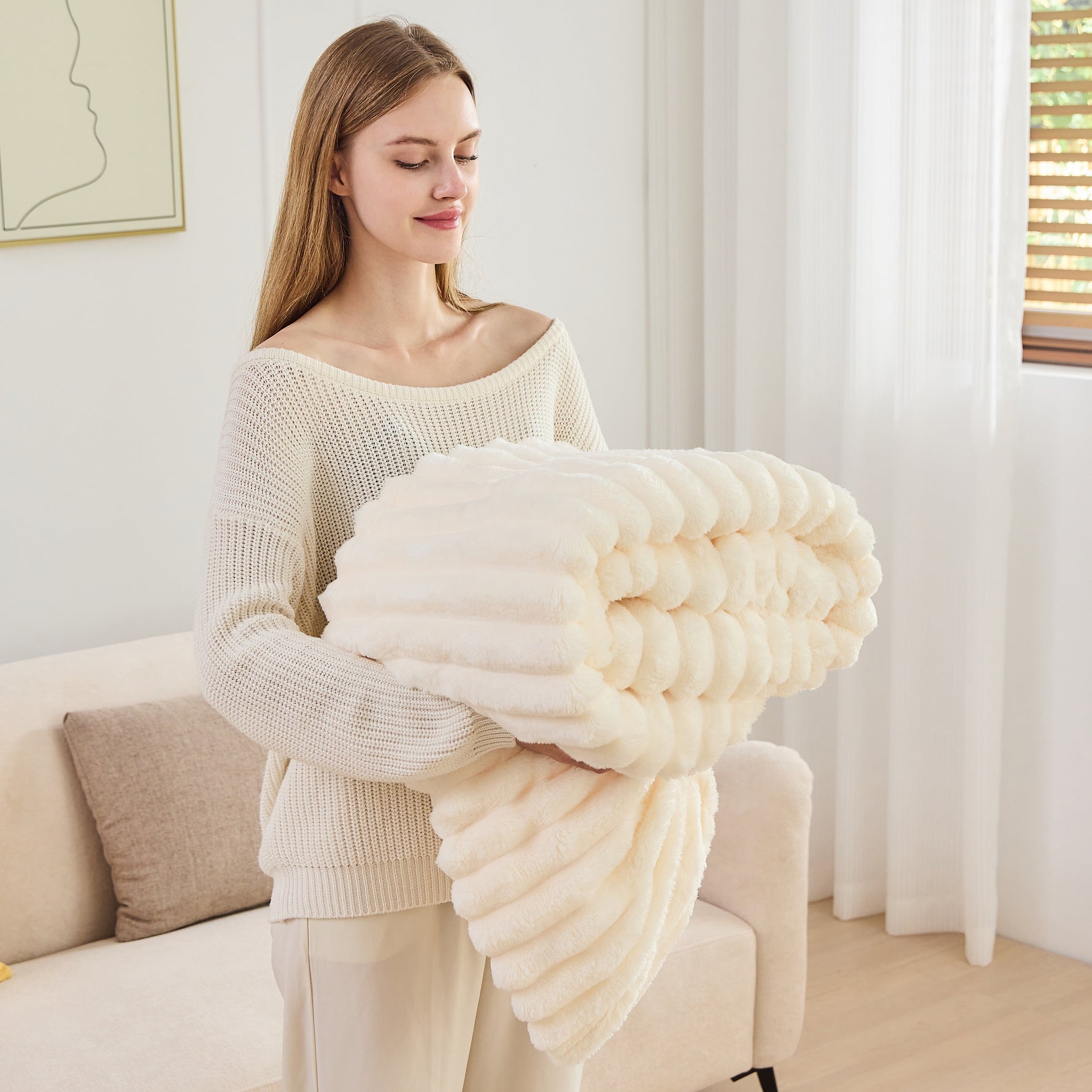 Superweiche Fleece-Decke – Gemütlich, Leicht & Warm für Jede Jahreszeit
