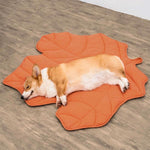 Hundebett in Blattform – Bequemes Bett aus Baumwolle und Polyester