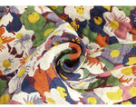Blumenmotiv Wurfdecke im Landhausstil