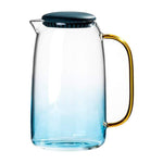 Eleganter Glaskrug mit passendem Trinkglas Set