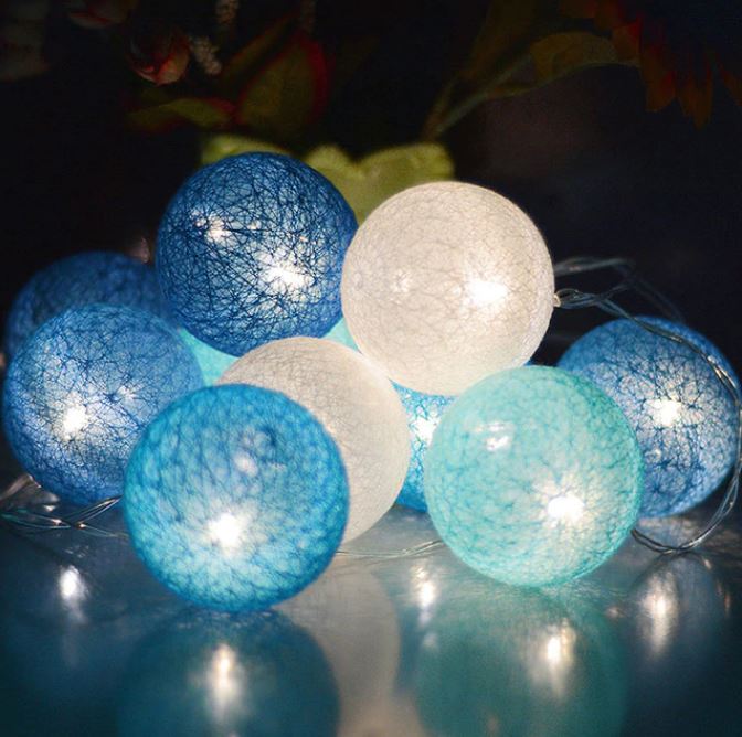 LumiKugel | Baumwollball-Lichterkette für stimmungsvolle Akzente
