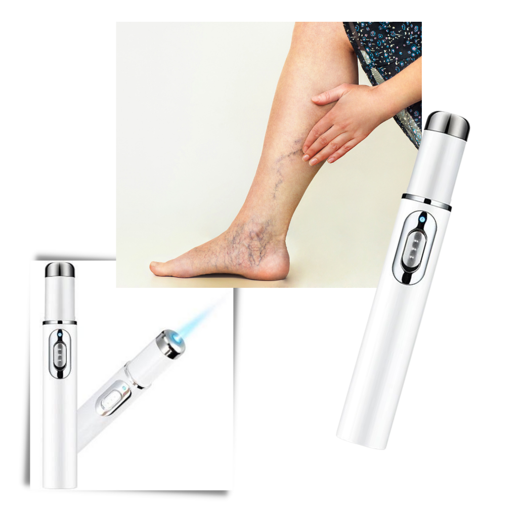 Effective skin therapy device with blue LED lights