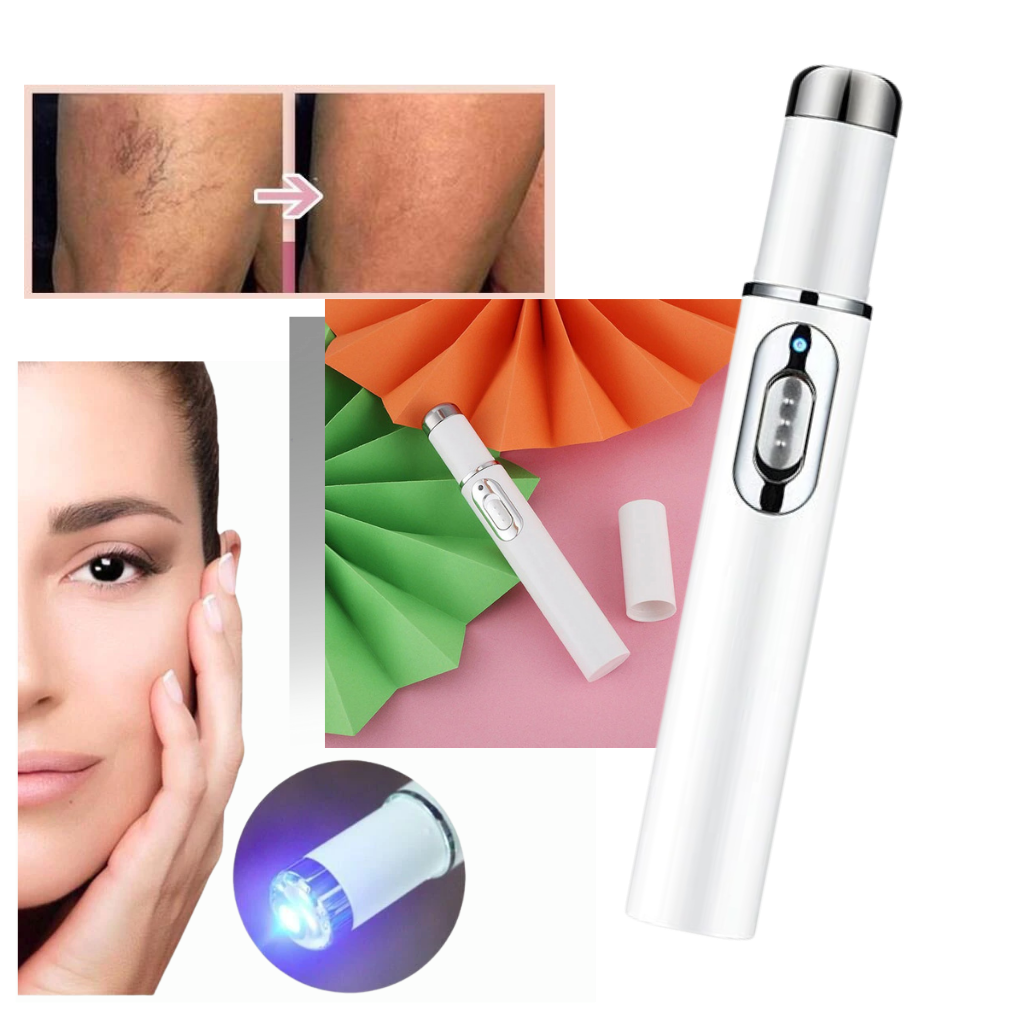 Effective skin therapy device with blue LED lights