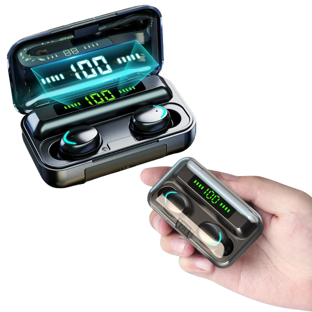 Wireless headphones with convenient charging case