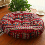Naturally – Stylish Round Cushion Made of 100% Cotton for Your Home