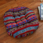 Naturally – Stylish Round Cushion Made of 100% Cotton for Your Home