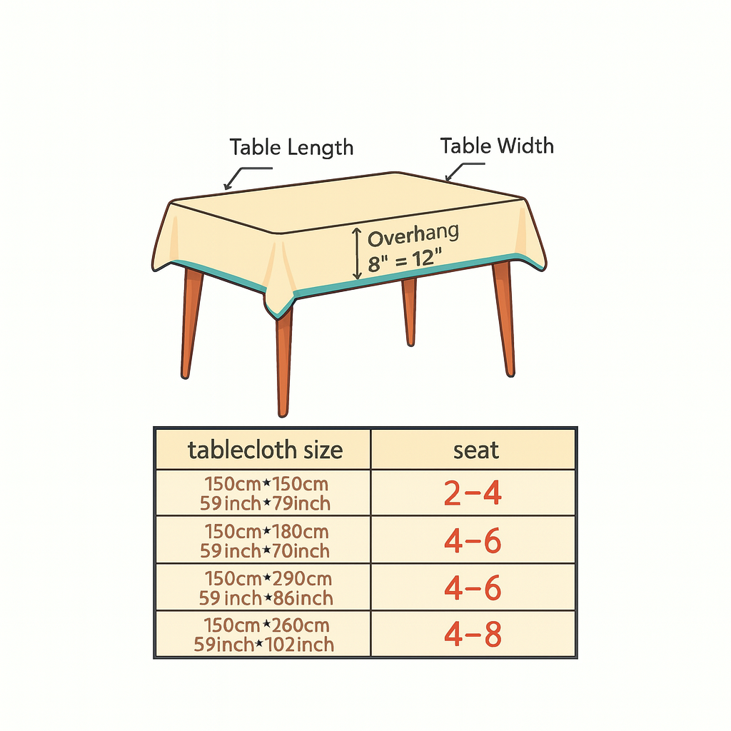 Blütenzauber | Elegante Tischdecke mit Quasten für jeden Anlass