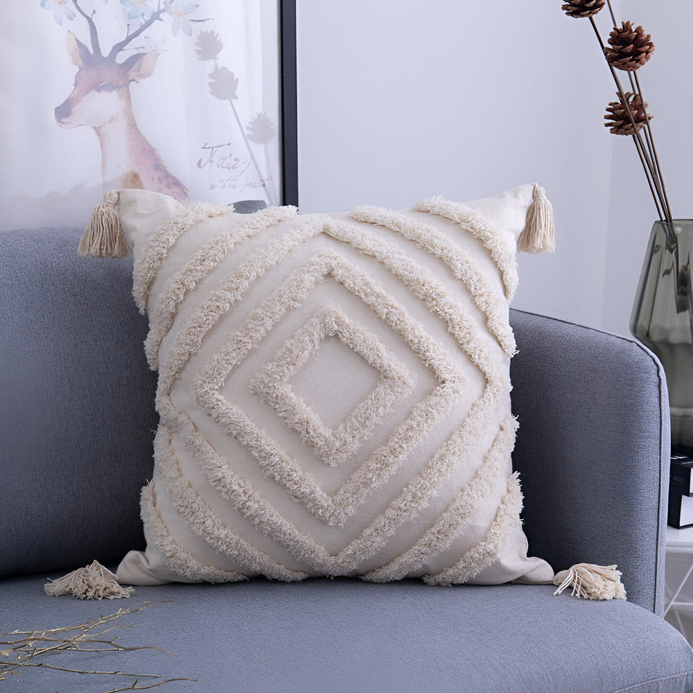 Stylish Cushion Covers – Ibiza-Inspired Cotton Sleeves for Inviting Spaces