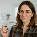 Elegante Brille | Antireflex-Beschichtung und Kratzfest | Leichter Tragekomfort