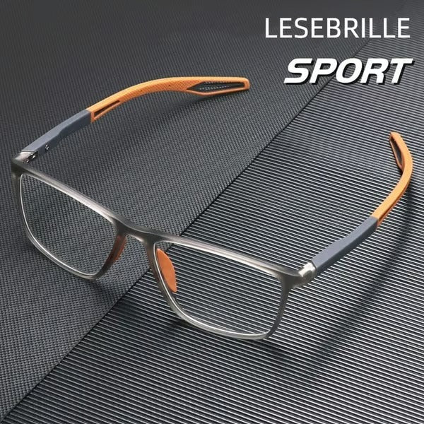 Herrenbrille | Blaulichtfilterbrille | Ultraleichter Titanrahmen