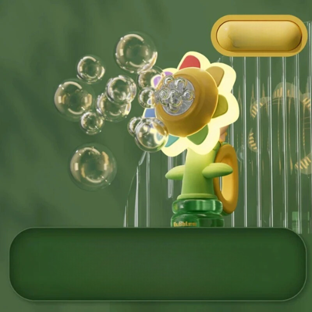Blumenblasenmaschine - Magische Blütenblasen-Show - Seifenblasenmacher