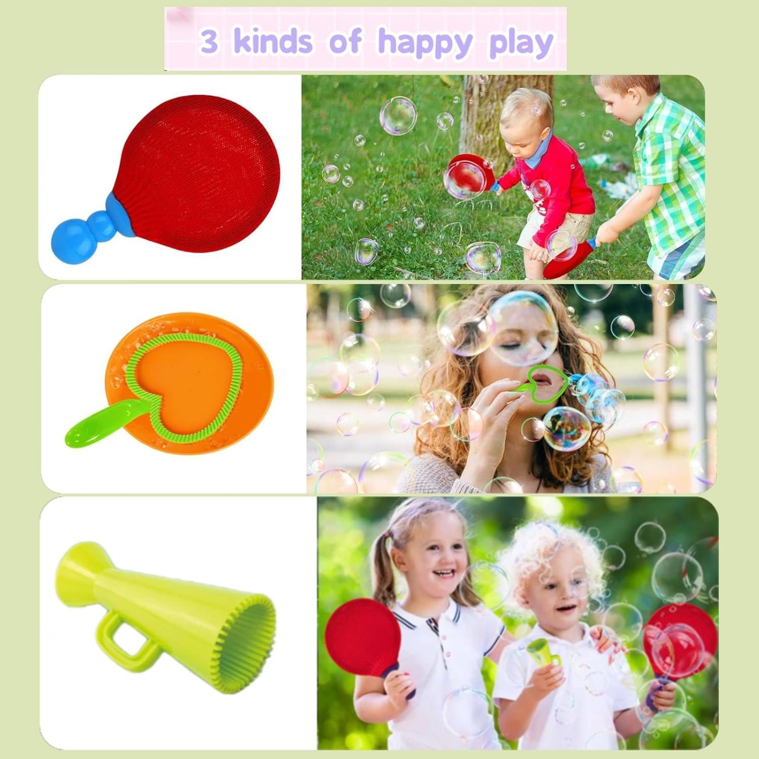 Spritzige Spaßmacher | Kreatives Set für Seifenblasen-Paddel
