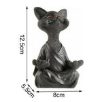 Buddha Katze Statue