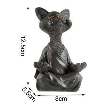 Buddha Katze Statue