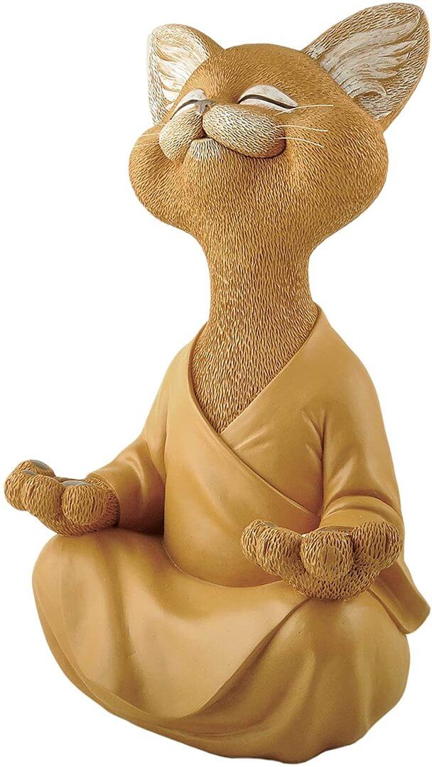 Buddha Katze Statue