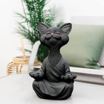 Buddha Katze Statue