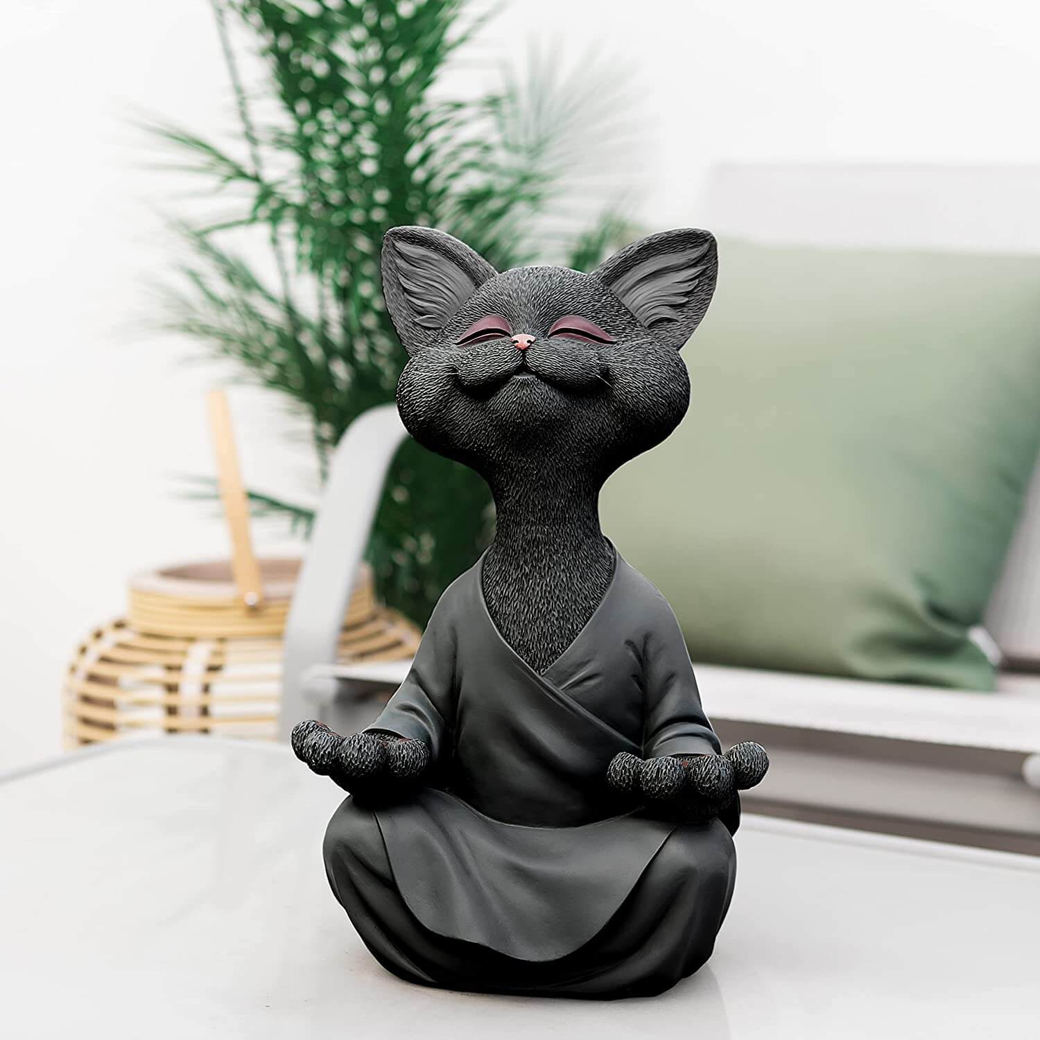 Buddha Katze Statue
