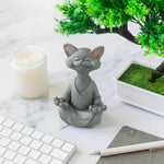 Buddha Katze Statue
