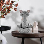 Buddha Katze Statue