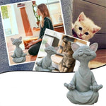 Buddha Katze Statue