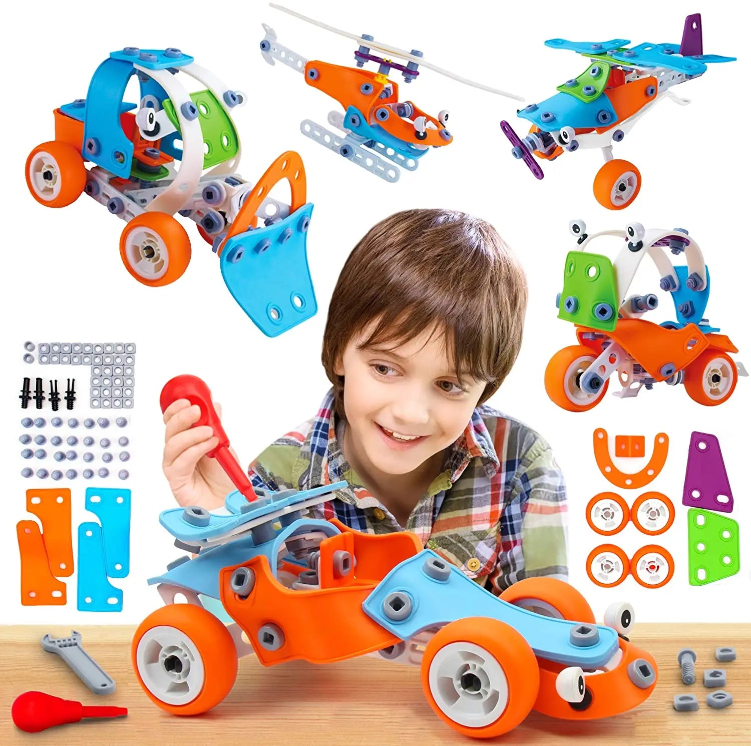 Kreatives Bau-Set – Spielzeug für kleine Ingenieure